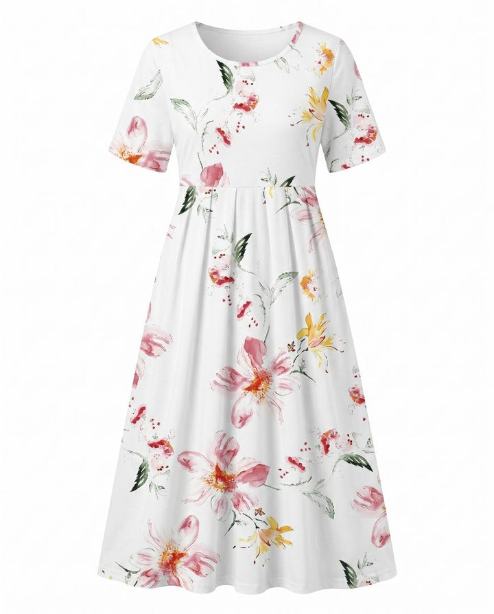Jacqueline | Printed Floral Midi
